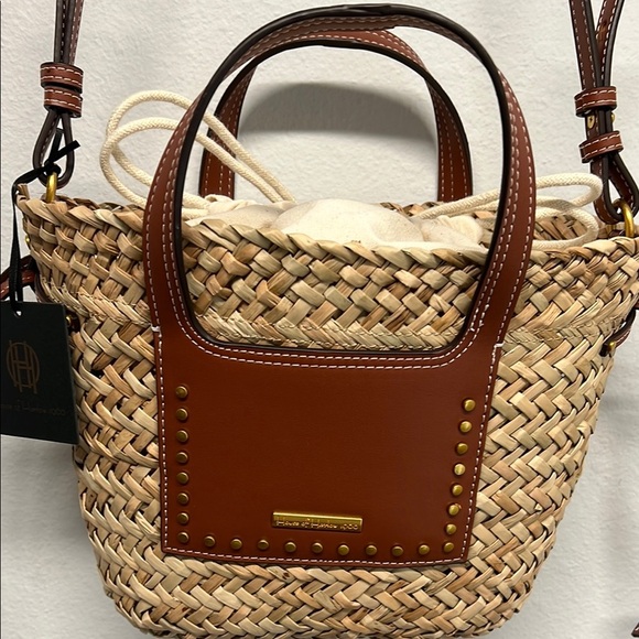 House of Harlow 1960 | Woven Bag w/ Removable Crossbody Strap - Picture 5 of 15